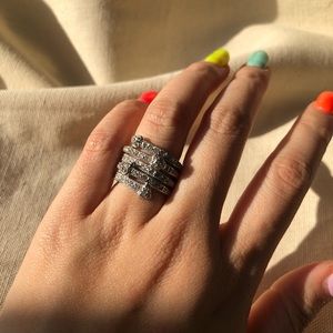 Statement Spiral Sterling Silver Ring